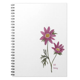 Carnet personnalisé Dill Daisy