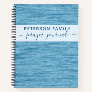 Carnet personnalisé du Journal de prière familia