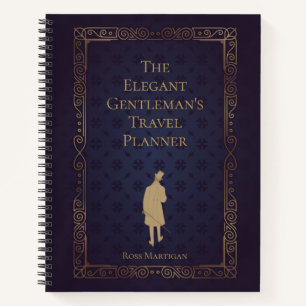 Carnet Personnalisé Elegant Gentleman's Travel Planner