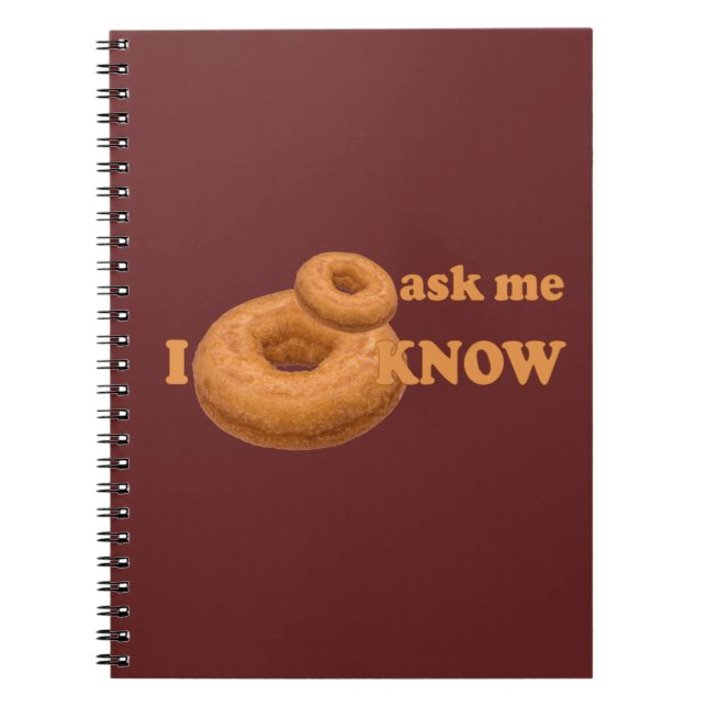 Carnet personnalisé Humour Donut (Devant)