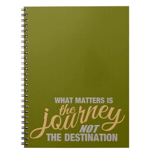 CARNET personnalisé JOURNEY (Devant)
