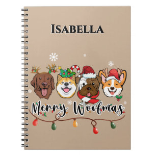 Carnet personnalisé Joyeux Woofmas