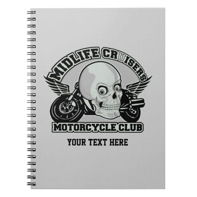 Carnet personnalisé Midlife Cruisers MC (Devant)