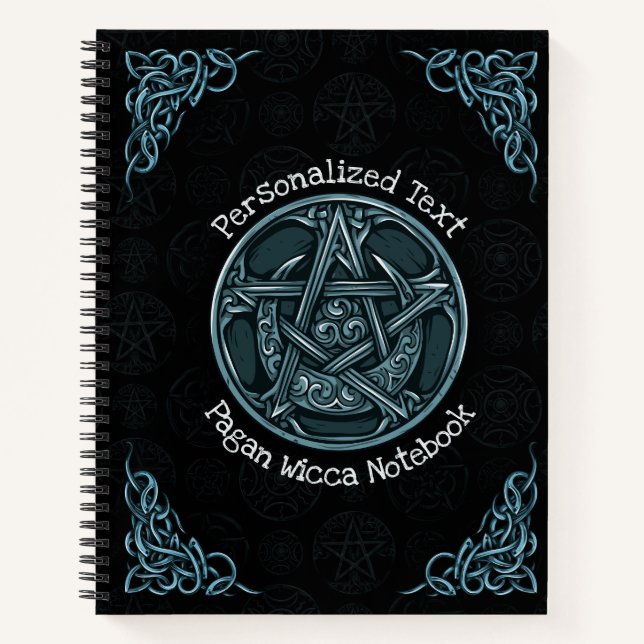 Carnet Personnalisé Pagan Wicca (Devant)