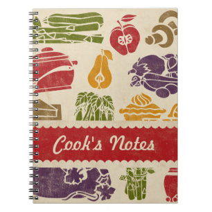 Carnet personnalisé par célébration de nourriture