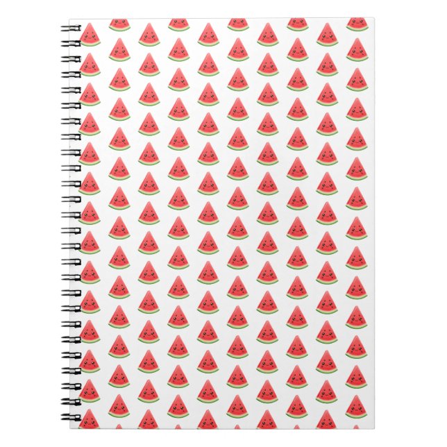 Carnet personnalisé pastèque - Journal des fruits  (Devant)