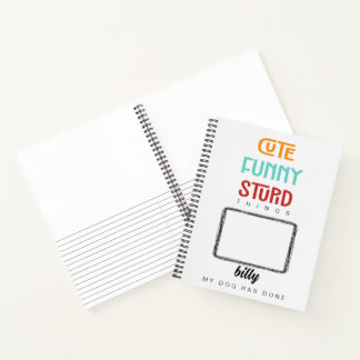 Carnet Personnalisé, Personnalisé, Moderne, Amusant, Anim