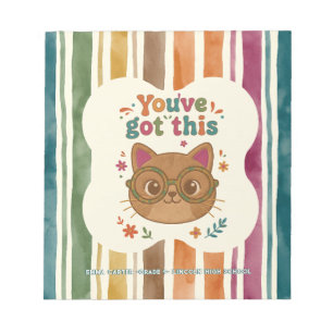 Carnet personnalisé pour chat Journal scolaire