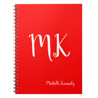 Carnet Personnalisé Red Modern Professional