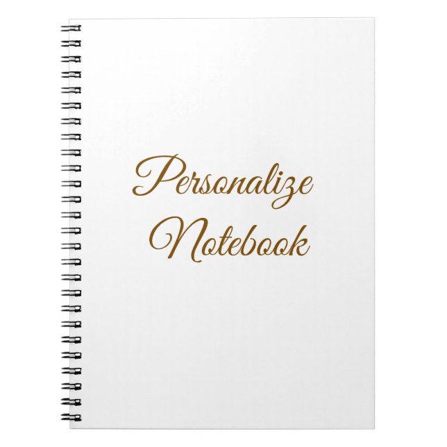 Carnet personnalisé simple professionnel (Devant)