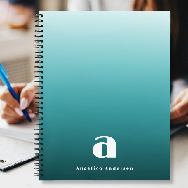 Carnet Personnalisé Turquoise (Créateur téléchargé)