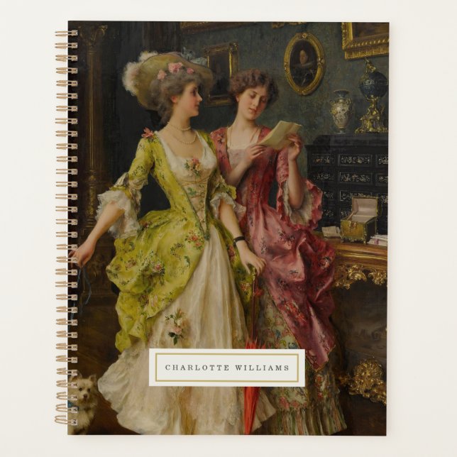 Carnet personnalisé vintage Art (Devant)