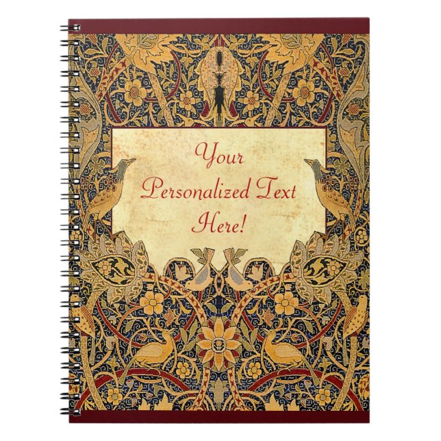 Carnet personnalisé Wm Morris Pre-Raphaelite (Devant)