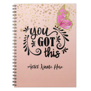 Carnet personnalisé "You got this"