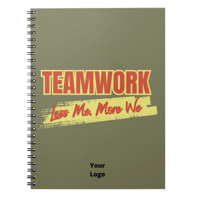 Carnet Personnaliser avec Logo Teamwork Office Business (Devant)
