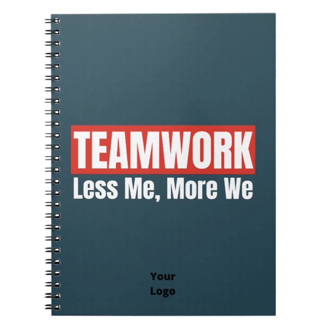 Carnet Personnaliser avec Logo Teamwork Office Business (Devant)