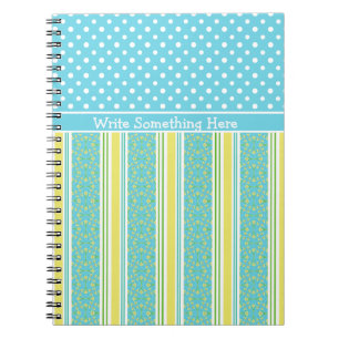 Carnet : Personnaliser : Daffodiles, Stripes, Polk