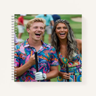 Carnet Personnaliser et personnalisation de photo de golf