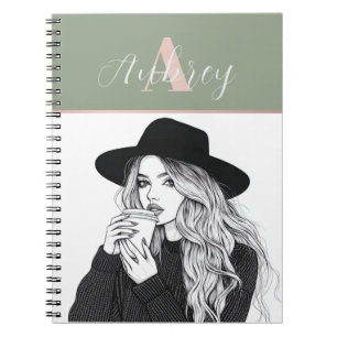 Carnet Personnaliser la revue fashionista féminine