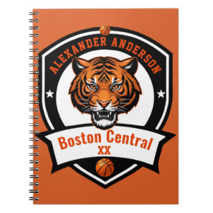 Carnet Personnaliser le basket-ball sur tigre