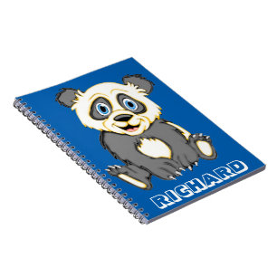 Carnet Personnaliser le Panda souriant