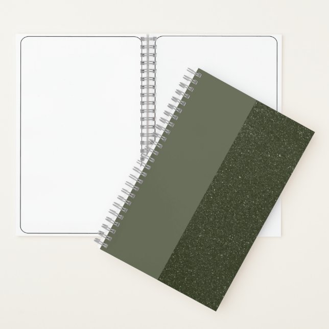 Carnet Personnaliser Moss Green Sketchbook - Split droit (À l'intérieur)