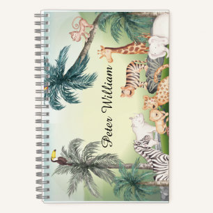 Carnet Personnaliser Nom animal sauvage, Retour à l'école