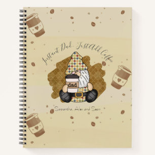 Carnet Personnaliser pour le papa amoureux du café VINT