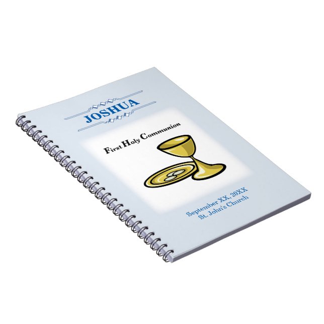 Carnet Personnaliser, Première communion Corps et Sang (Côté Droit)