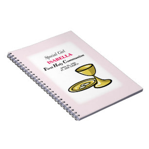Carnet Personnalisez, Fille Spéciale, Première Communion