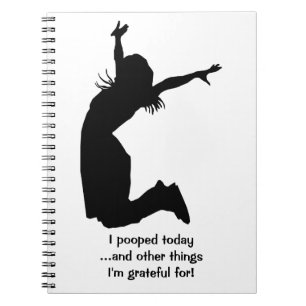 Carnet Personnalisez I Pooped aujourd'hui avec un cadeau