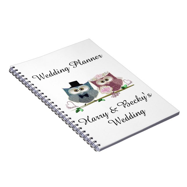 Carnet Personnalisez le bloc - notes de wedding planner (Côté Droit)