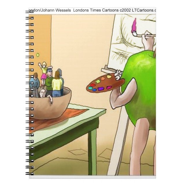 Carnet Personnes Nature morte Funny Cartoon (Devant)