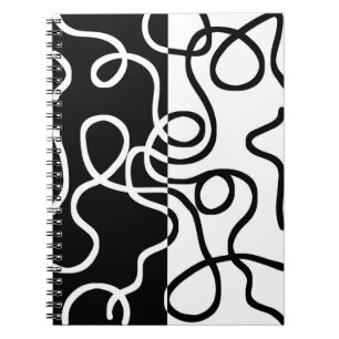 Carnet Persuasion linéaire I : Abstrait noir et blanc