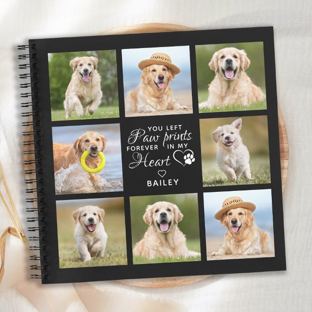 Carnet Pet Memorial Personalized Pet Loss Photo Collage N (Créateur téléchargé)