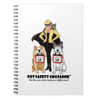 Carnet Pet Safety Crusader Spiral Notebook