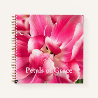 Carnet Pétales de Grâce | Spirale Florale de Rêves de Tul