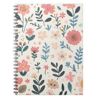 Carnet Pétales Joyeux – Champ de Fleurs Fantaisiste
