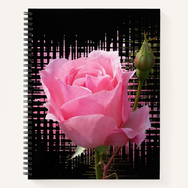 Carnet Pétales roses (Devant)
