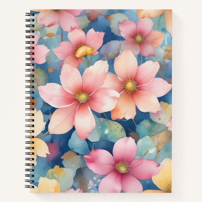 Carnet Pétalos Celestes (Devant)