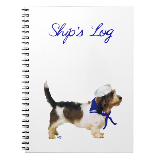 Carnet Petit Basset Griffon Vendéen Marin (Devant)