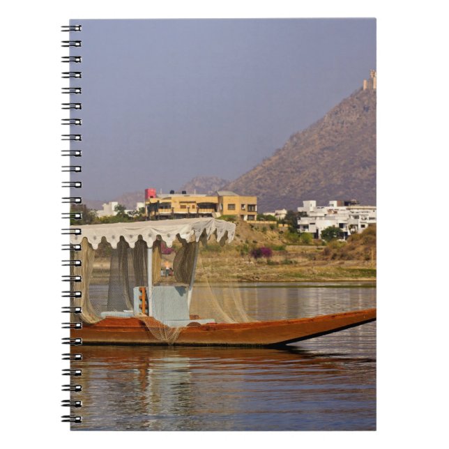 Carnet Petit bateau, lac Pichola, Udaipur, Inde. (Devant)