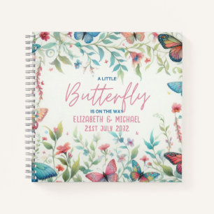 Carnet Petit BUTTERFLY sur le chemin Baby Girl Douche