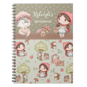 Carnet Petit Chaperon Rouge Conte de Fées Fantaisiste