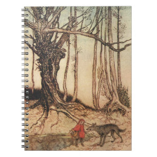 Carnet Petit Chaperon Rouge effrayant