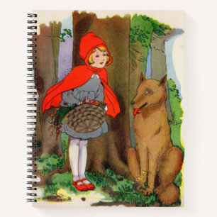 Carnet Petit chaperon rouge et loup