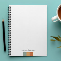 Petit colorbloc moderne | Monogramme de script