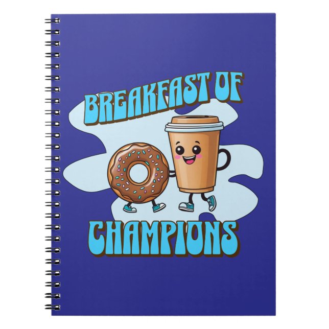 Carnet Petit déjeuner de Champions (Devant)