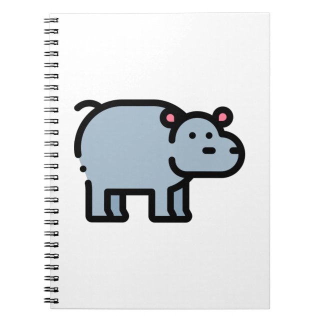 Carnet Petit Hippopotame (Devant)