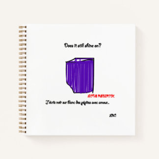 Carnet petit spirales - motif diamand LBC